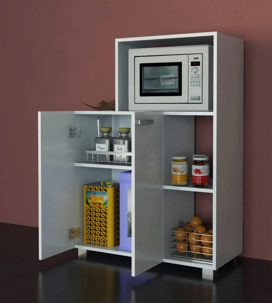 Kuchynská skrinka PARS 90 cm biela