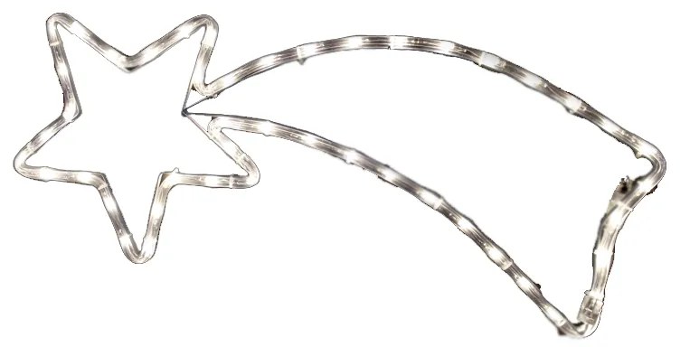ACA Lighting LED vianočné kométa do okna 8W/230V/IP20, studená biela farba