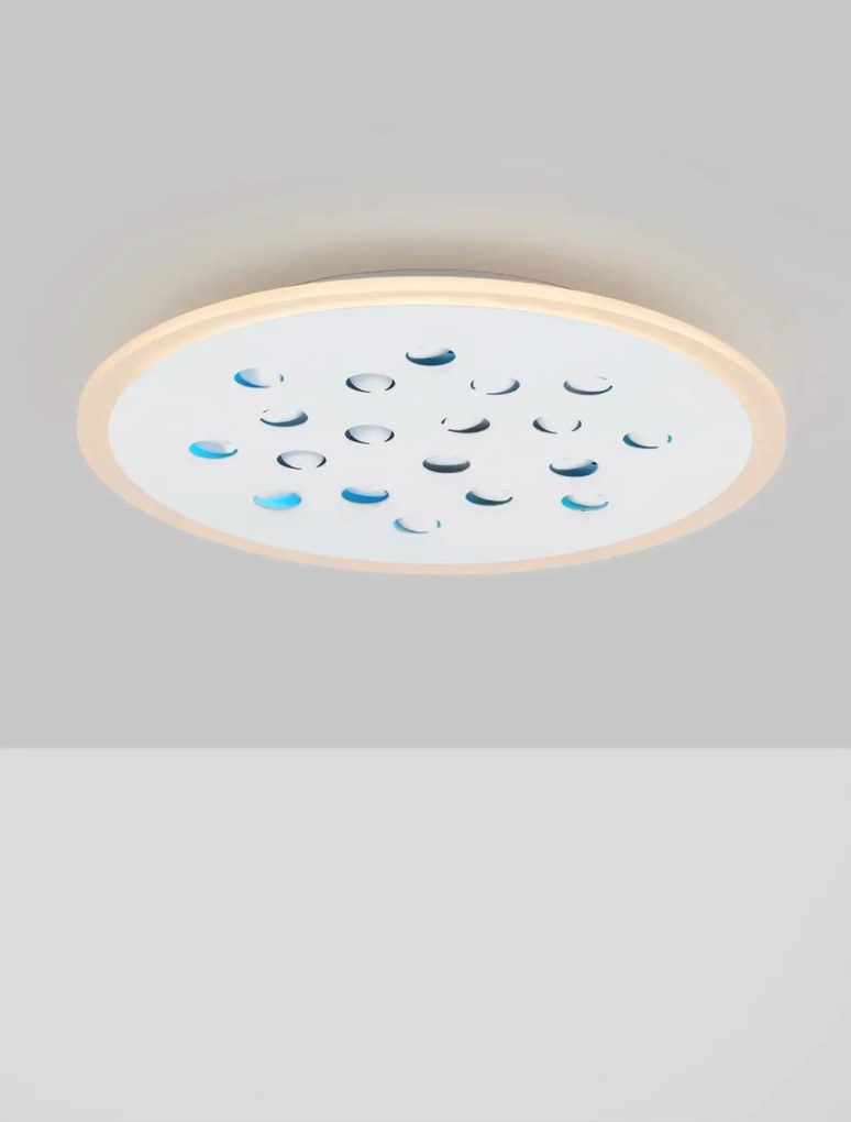 Moderné stropné svietidlo Astraeus RGB 45 s diaľkovým ovládaním