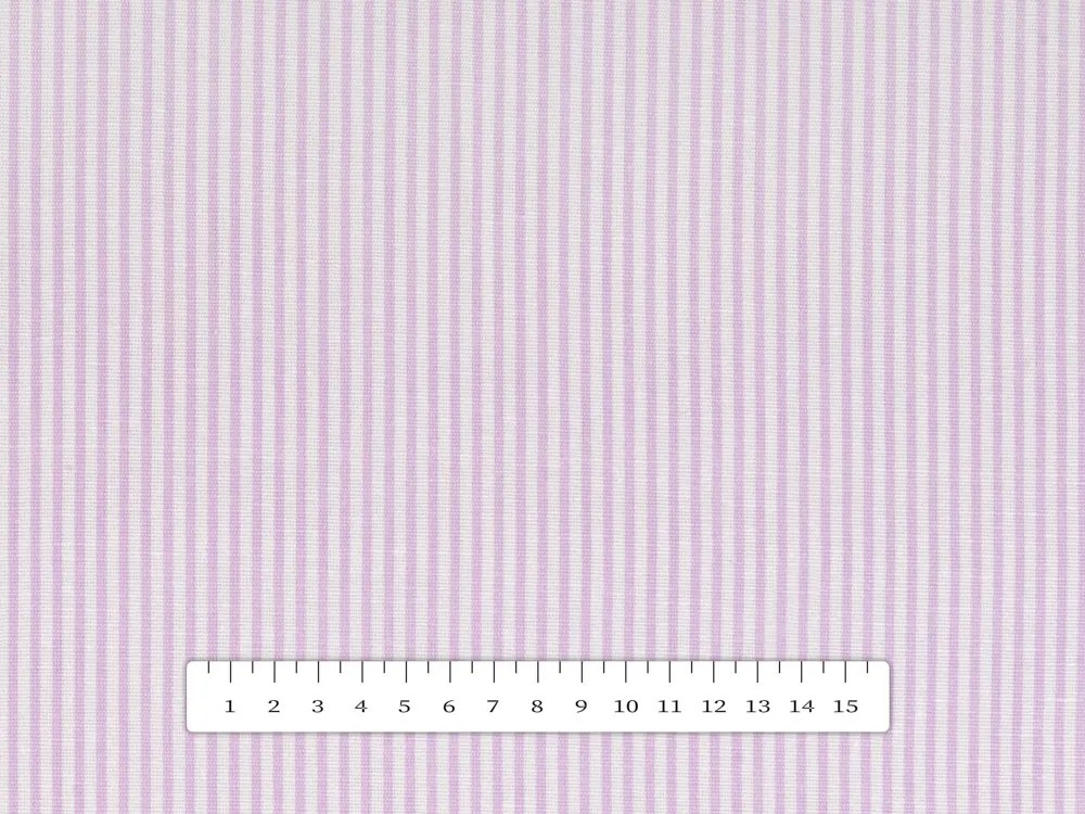 Biante Dekoračný behúň na stôl Leona LN-160 Svetlo fialové pásiky na bielom 20x120 cm