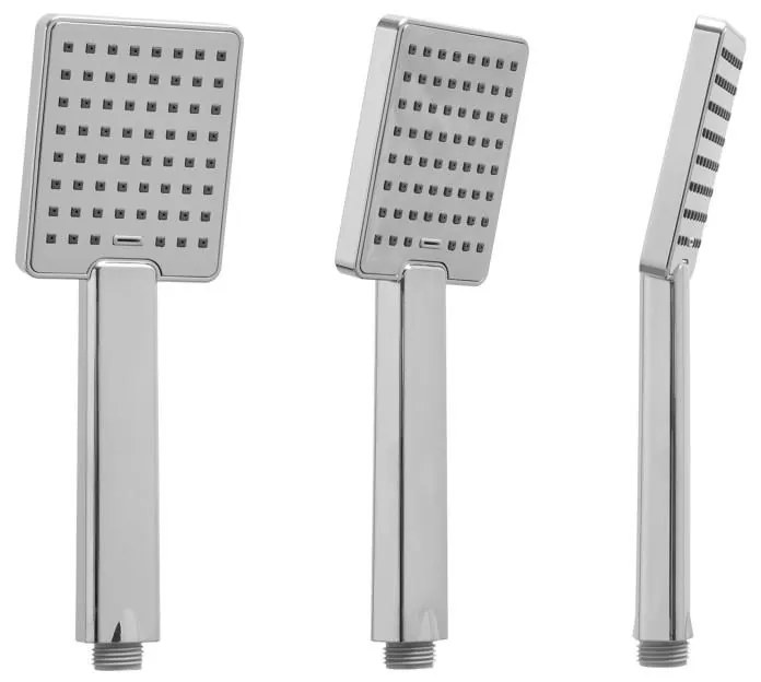 Sprchová súprava KABE s výtokom do vane - chrómová - hlavica 30x30 cm
