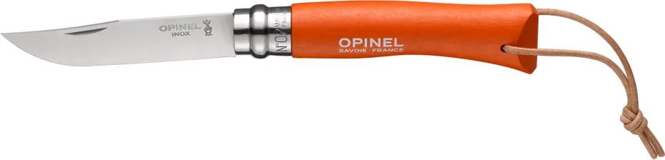 Nôž Opinel VR N°07 Inox Adventurer, 8 cm, Tangerine