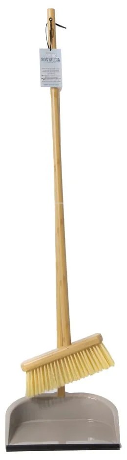 Bambusová metla s lopatkou Kitchen Craft Living Nostalgia