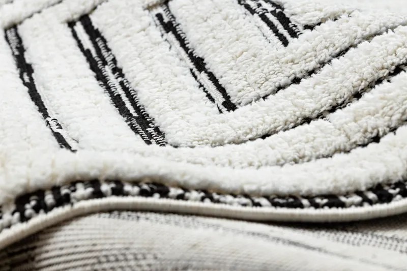 Koberec SEVILLA Z788B, biely/ antracit , Maroko, Shaggy