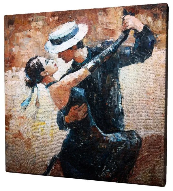 Obraz na plátne Dancers in love KC013 45x45 cm