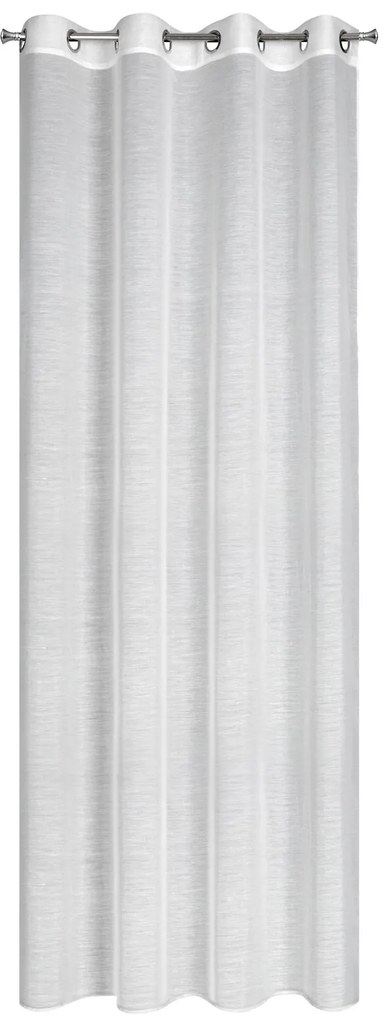 ZÁCLONA NA KRÚŽKOCH GRACE 140X250 CM BIELA