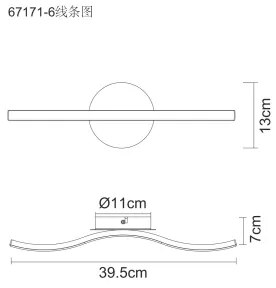 Globo 67171-6 - LED Stropné svietidlo EVITA LED/6W/230V