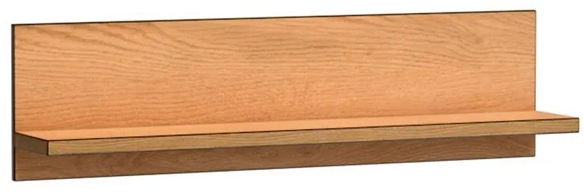 Polička Fonti F9 dub karmel