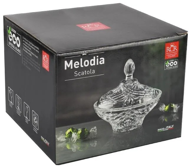 KRIŠTÁĽOVÁ MISKA RCR MELODIA 180MM