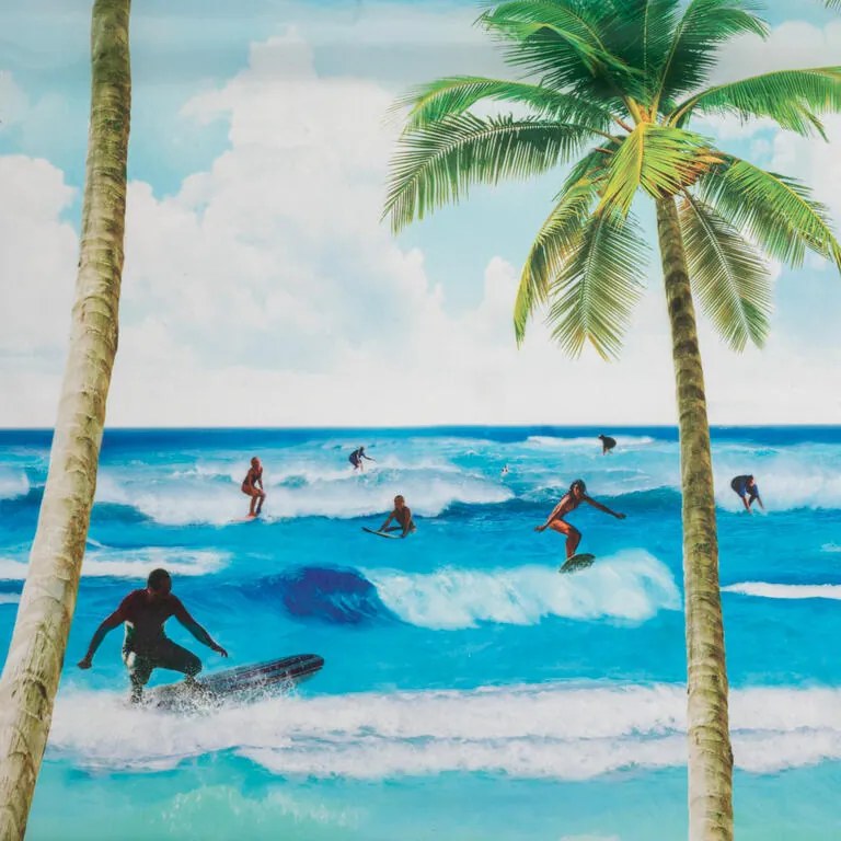 Kúpeľňový záves PALM BEACH