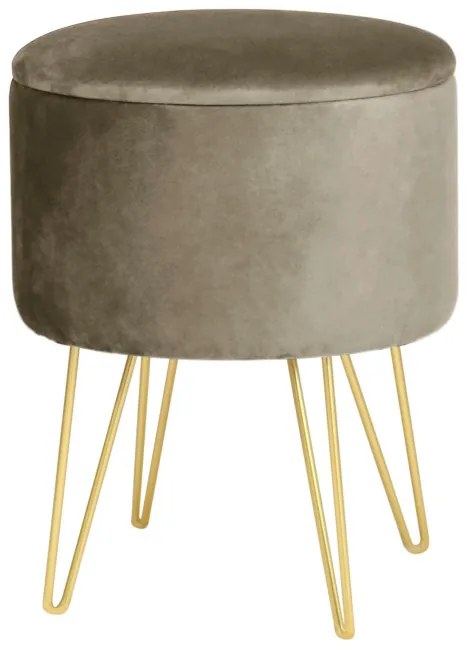 Úložná taburetka LILI béžová