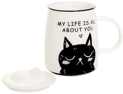 Hrnček MILU s vrchnákom 859859 450 ml