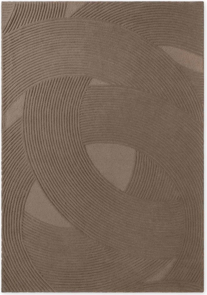 Ted Baker, Kusový koberec Ted Baker Kensington 106401 Brown, 120x170, hnedá, kancelária