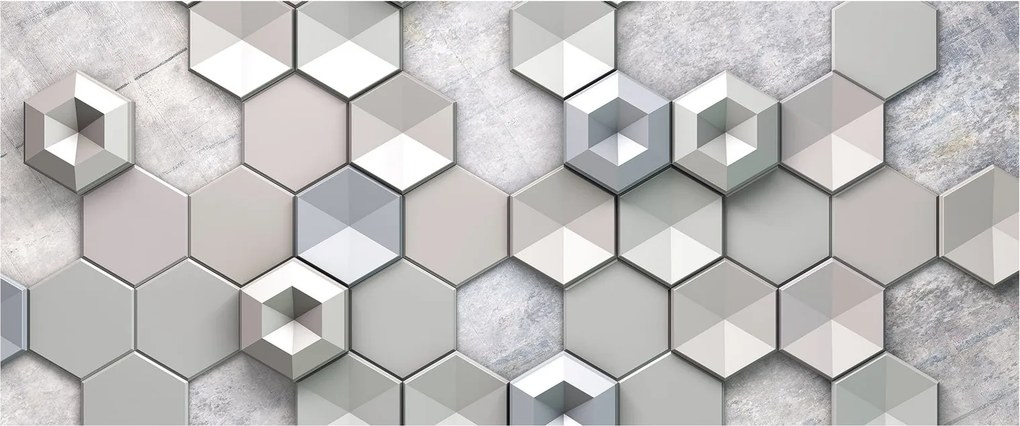 Obraz 3D abstrakcie (120x50 cm)