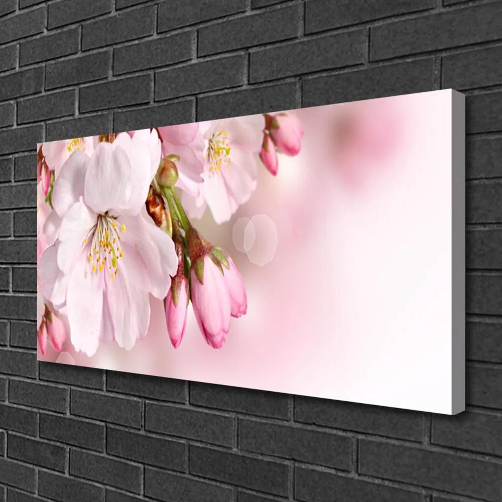 Obraz na plátne Kvety 120x60 cm