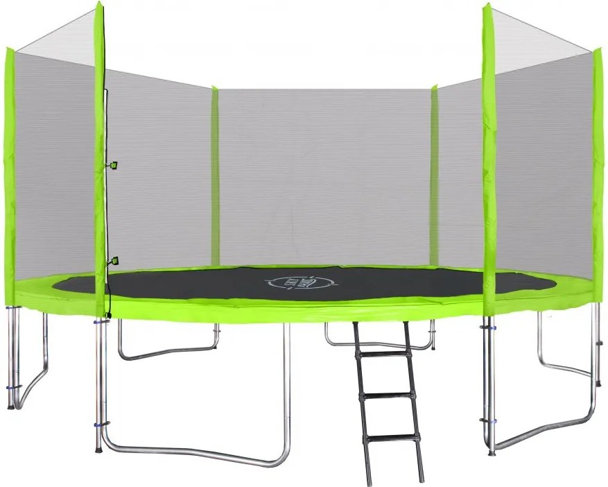 Ramiz SkyRamiz 366cm 12FT záhradná trampolína pre deti Zelená + príslušenstvo