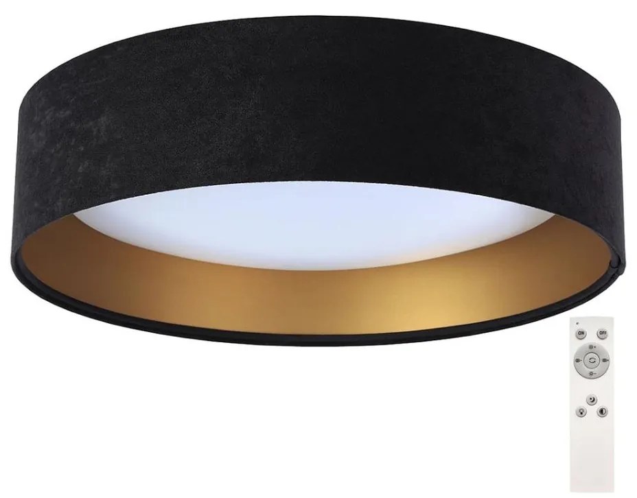 LED Stmievateľné stropné svietidlo SMART GALAXY LED/24W/230V čierna/zlatá + DO