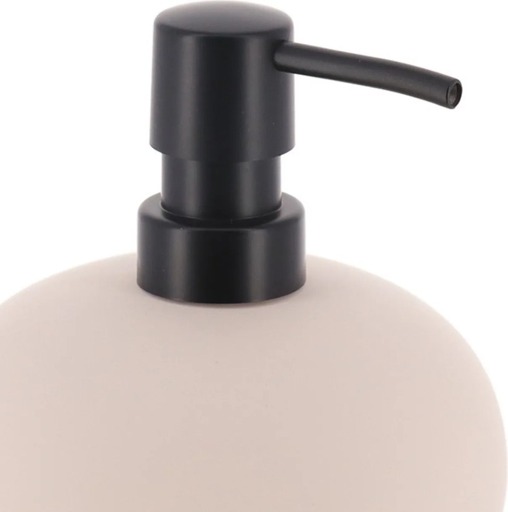 Dávkovač mydla Niva, béžová/s čiernymi prvkami, 425 ml
