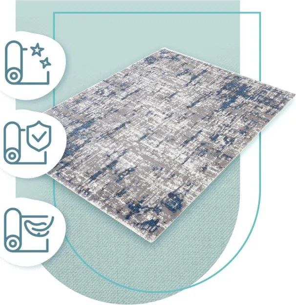 Koberec Agnella Lush Teers Popiel