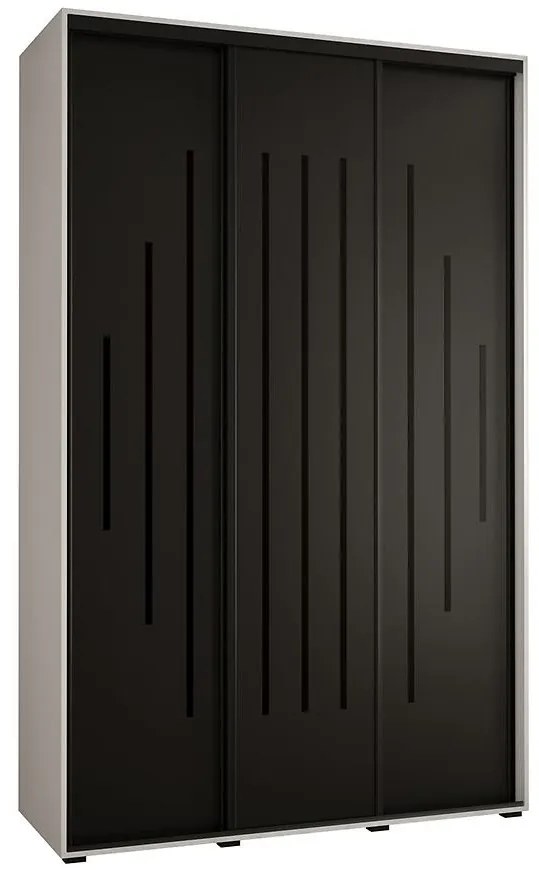 Skriňa 45 Canaris 12 170 biela/čierna/čierna