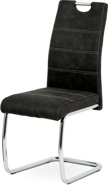 Jedálenská stolička čierna HC-483 BK3