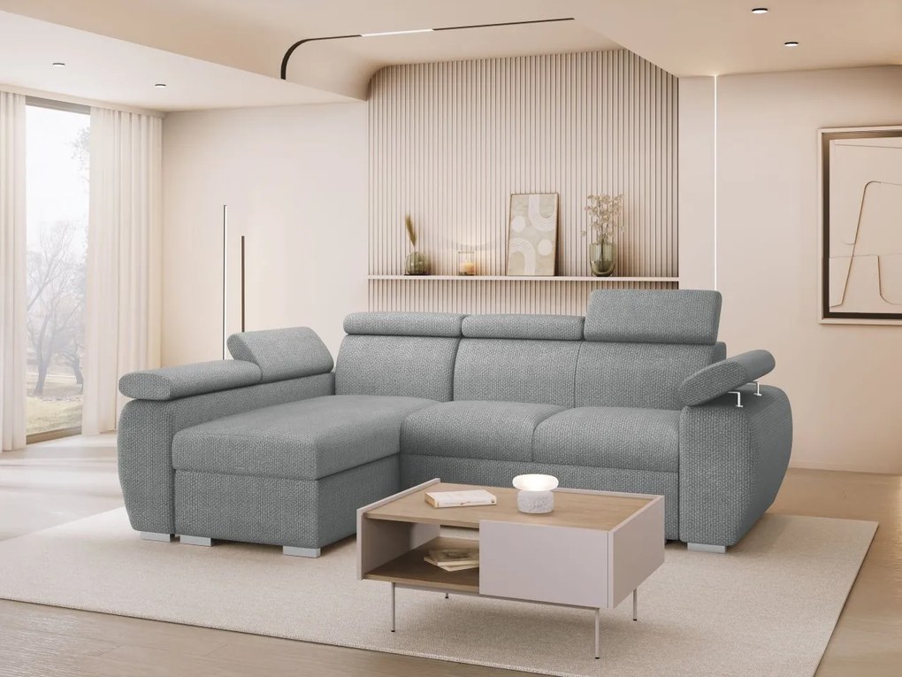 Rohová sedačka Giza Mini, Strana: Ľavá LC-2R, Dostupné poťahy: Flow 09