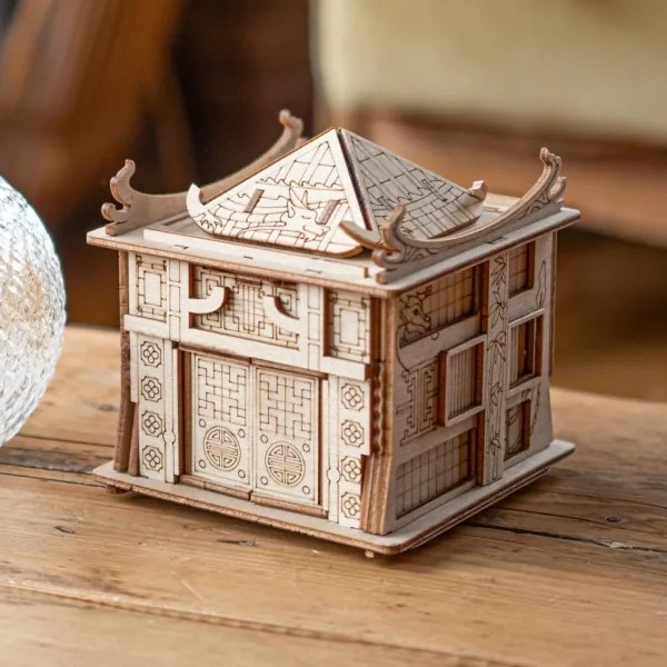 EscapeWelt - Drevený hlavolam Dračí dom