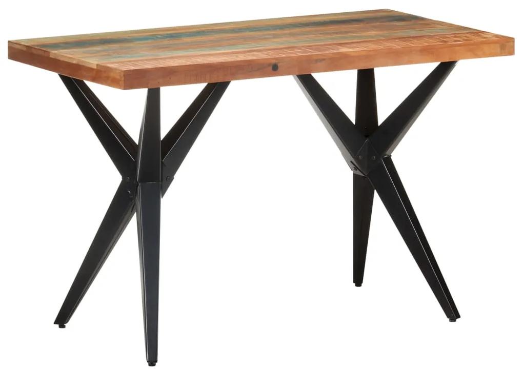 Jedálenský stôl 120x60x76 cm recyklovaný masív