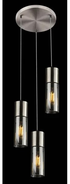 Globo 21000-3HN - Luster na lanku ANNIKA 3xE27/25W/230V pr. 30 cm chróm