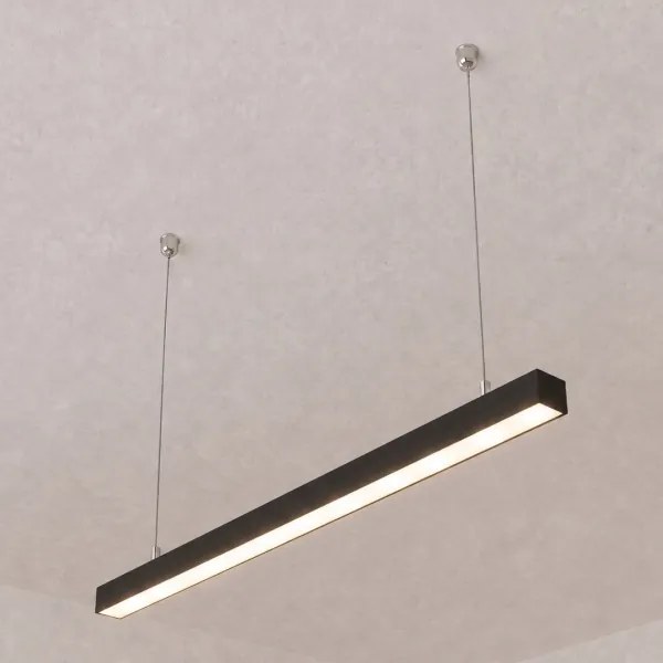 Brilagi- LED závesné svietidlo FULLDAY LED/20/30/40W/230V 2700/4000/6000K 120cm čierna