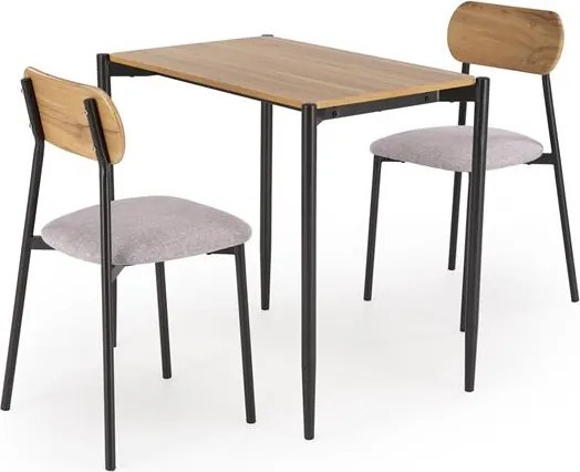 Jedálenský set Nandy (naturálna + čierna) (pre 2 osoby). Vlastná spoľahlivá doprava až k Vám domov. 1092410