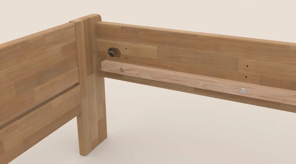 Posteľ Emilia 180x200 cm, prírodný buk