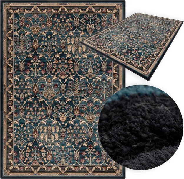 Koberec Agnella Isfahan Amara smaragdový