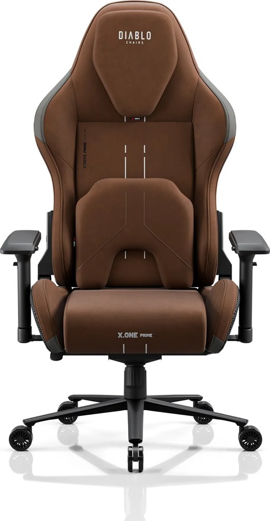 Herné látkové kreslo hnedé, Normal Size: Diablo X.One Prime Cinnamon Brown