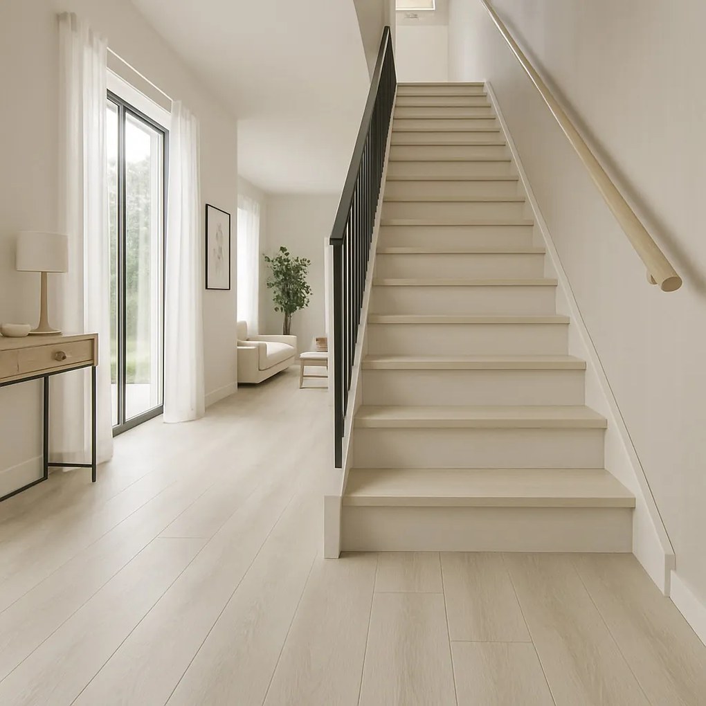 IVC Commercial, PVC podlaha - lino Logitex Ultimate 55 Štokholm T37, na mieru, šíře 2m,4m, béžová, filc, chodba / predsieň