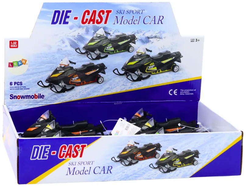 LEAN TOYS Snežný skúter Resorak 1:32