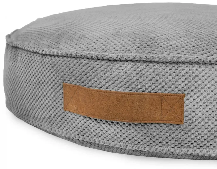 Okrúhly peliešok pre psa Bodka - Priemer - 60 cm/Sivá