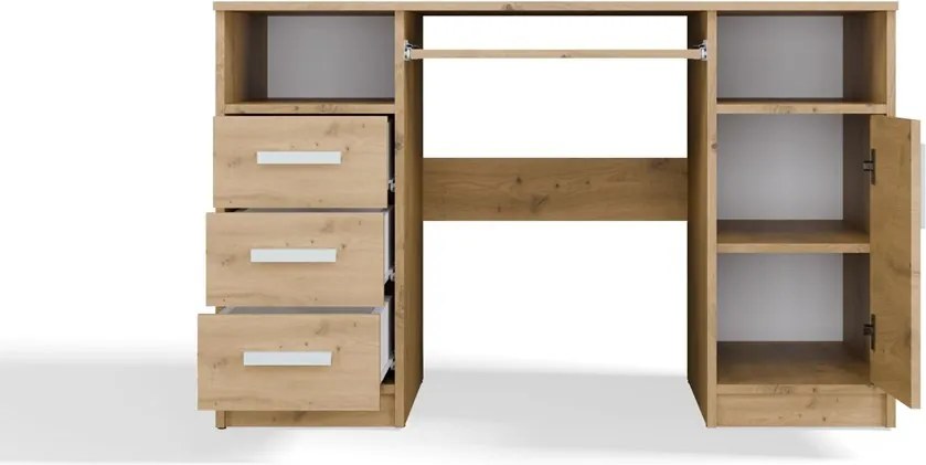 Písací stôl DELTA 120 cm dub artisan