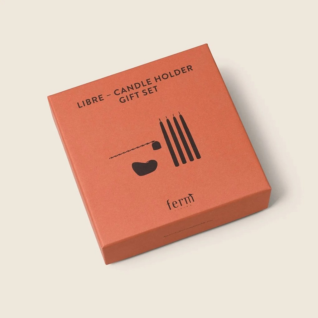 Svietnik Libre s hasiacim prístrojom a sviečkami 6 dielov