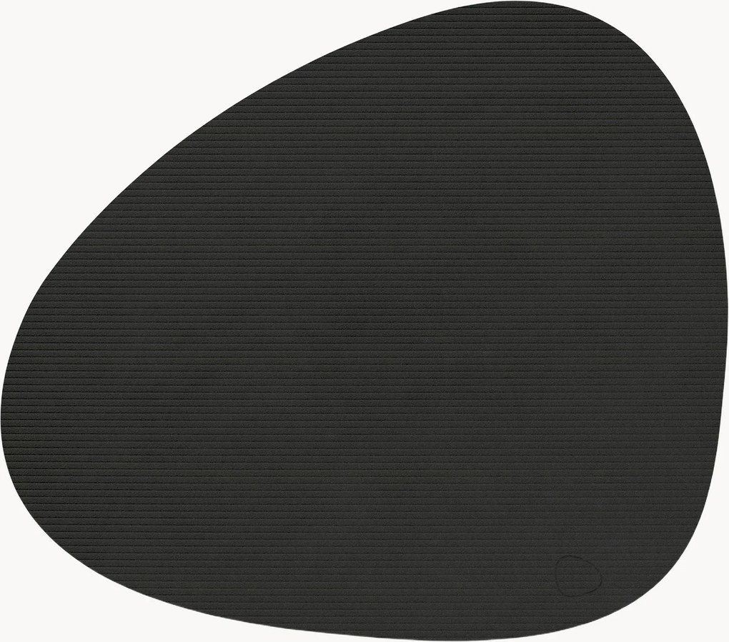 Asymetrické kožené prestierania Corduroy, 2 ks