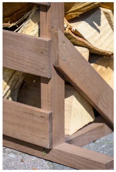 dobar Regál na palivové drevo „Ligno“, 133 x 77 x 169 cm  (100376915)