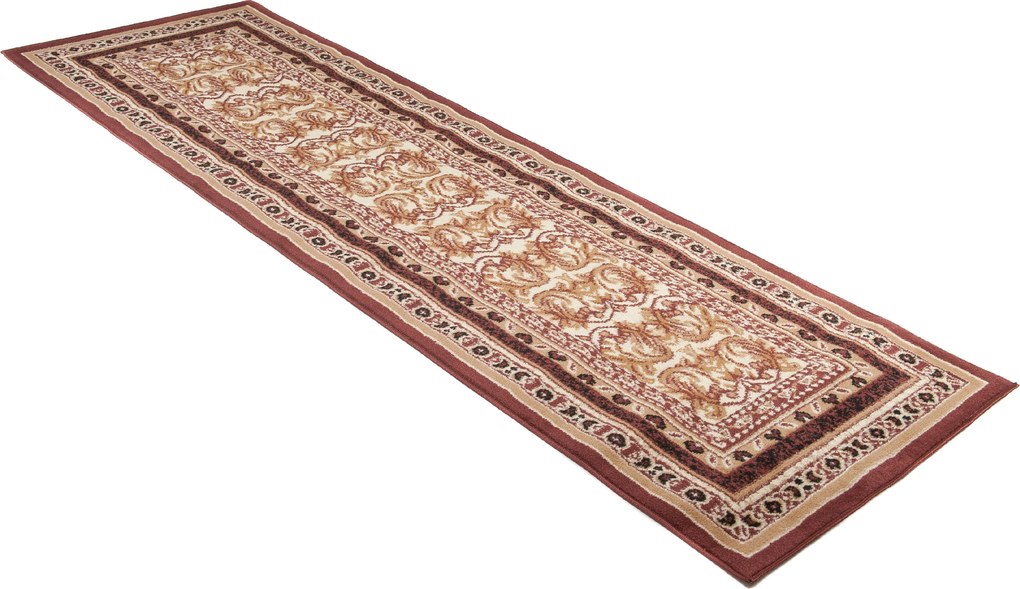 Koberec Atlas PP hnedý obdĺžnikový – nízky vlas 0,8 cm Rozmer: 100x300 cm