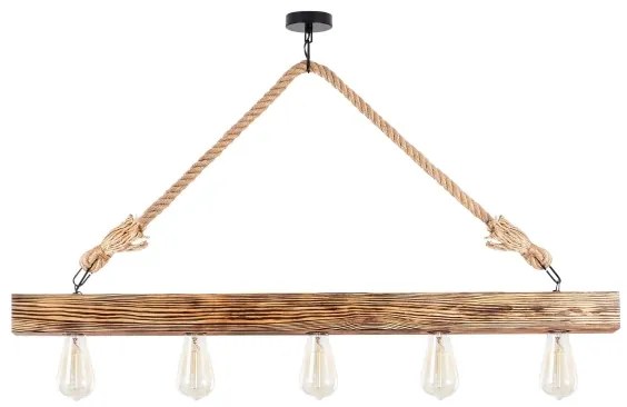 Luster na lanku EREBOS 5xE27/100W/230V