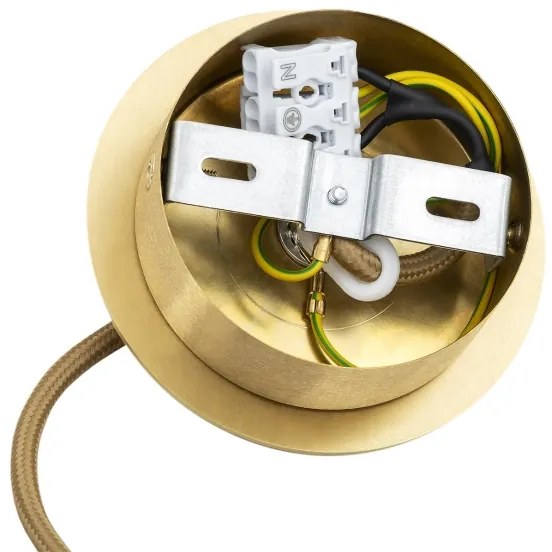 Argon 8489 - Luster na lanku HAMPTON 1xE14/7W/230V zlatá