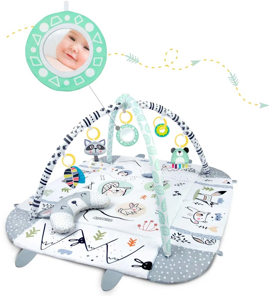 Interaktívna vzdelávacia podložka 110 x 100 cm Ricokids Králik