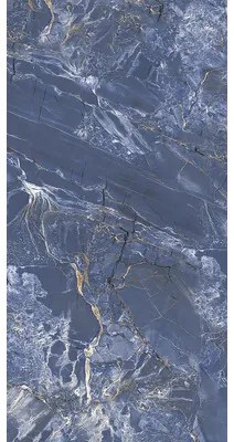 Dlažba imitácia mramoru Blue Lava 100x200 cm