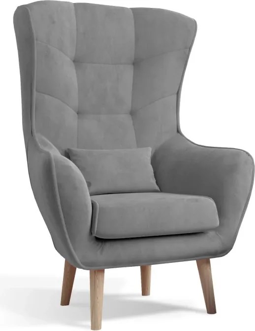 Moderné kreslo ARTUR, ružová (Mat Velvet 63)