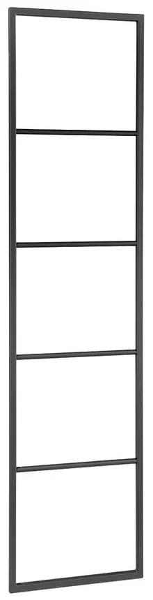 Matne čierny rebrík na uteráky Ska – Sapho