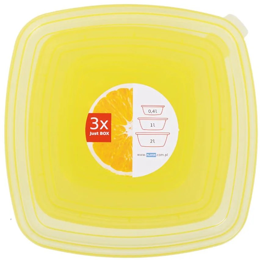 Sada nádob 0,4/1/2L 665-00