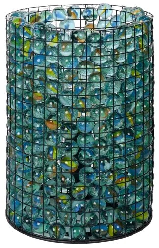 Lucide 78597/01/60 - Stolná lampa EXTRAVAGANZA MARBELOUS 1xE14/40W/230V modrá